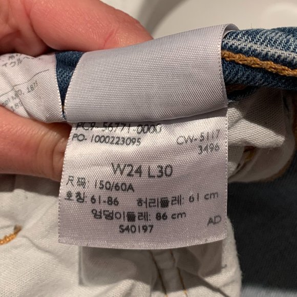 Levi's 501 S BUTTON YOUR FLY SKINNY WOMEN'S JEANS - Picture 8 of 9